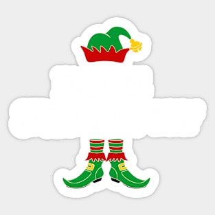 I'm The Sarcastic Christmas Elf Sticker